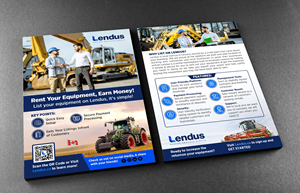 Flyer Design by GraphicsGuru for Lendus Ltd.  | Design: #31251546