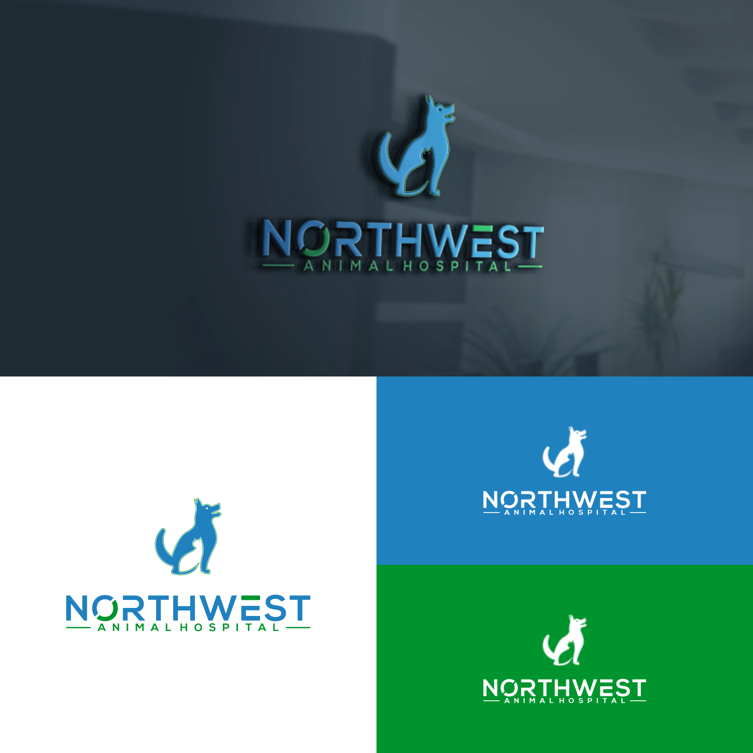 Logo Design by okta5 for Northwest Animal Hospital | Design #31245058