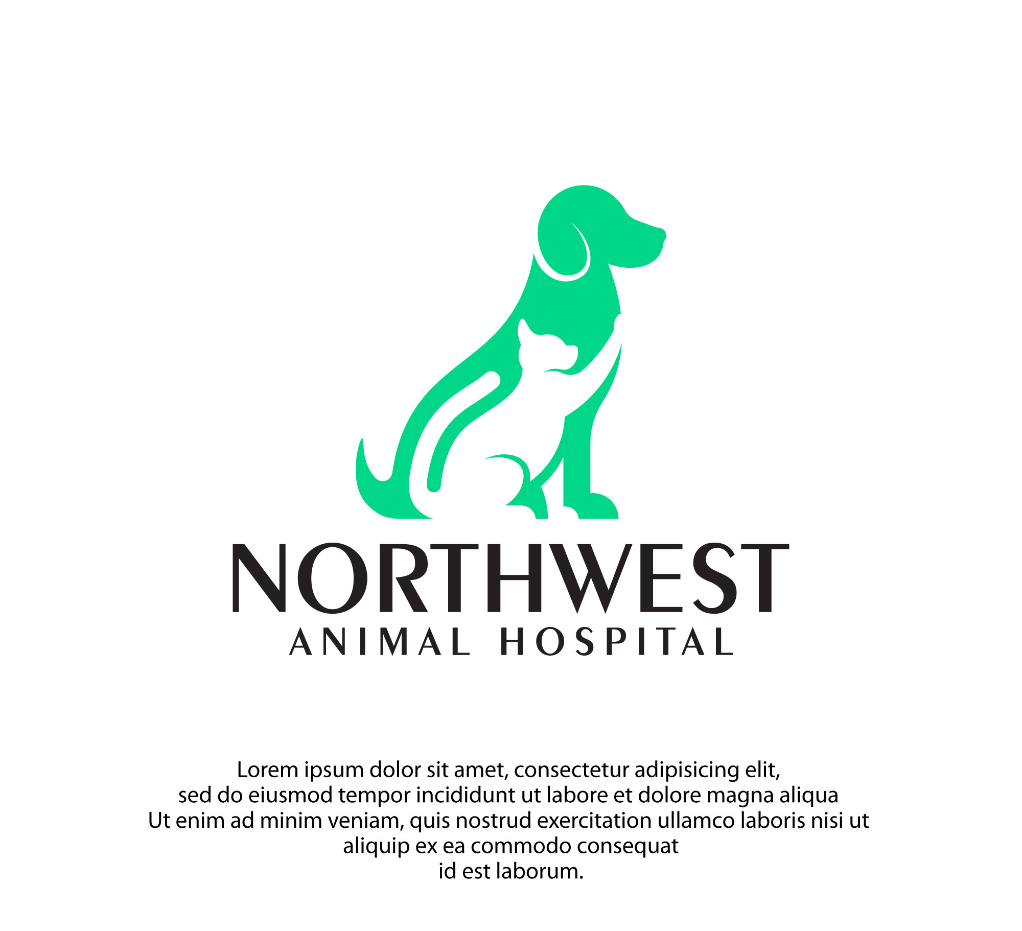 Logo Design by loveqis for Northwest Animal Hospital | Design #31244592