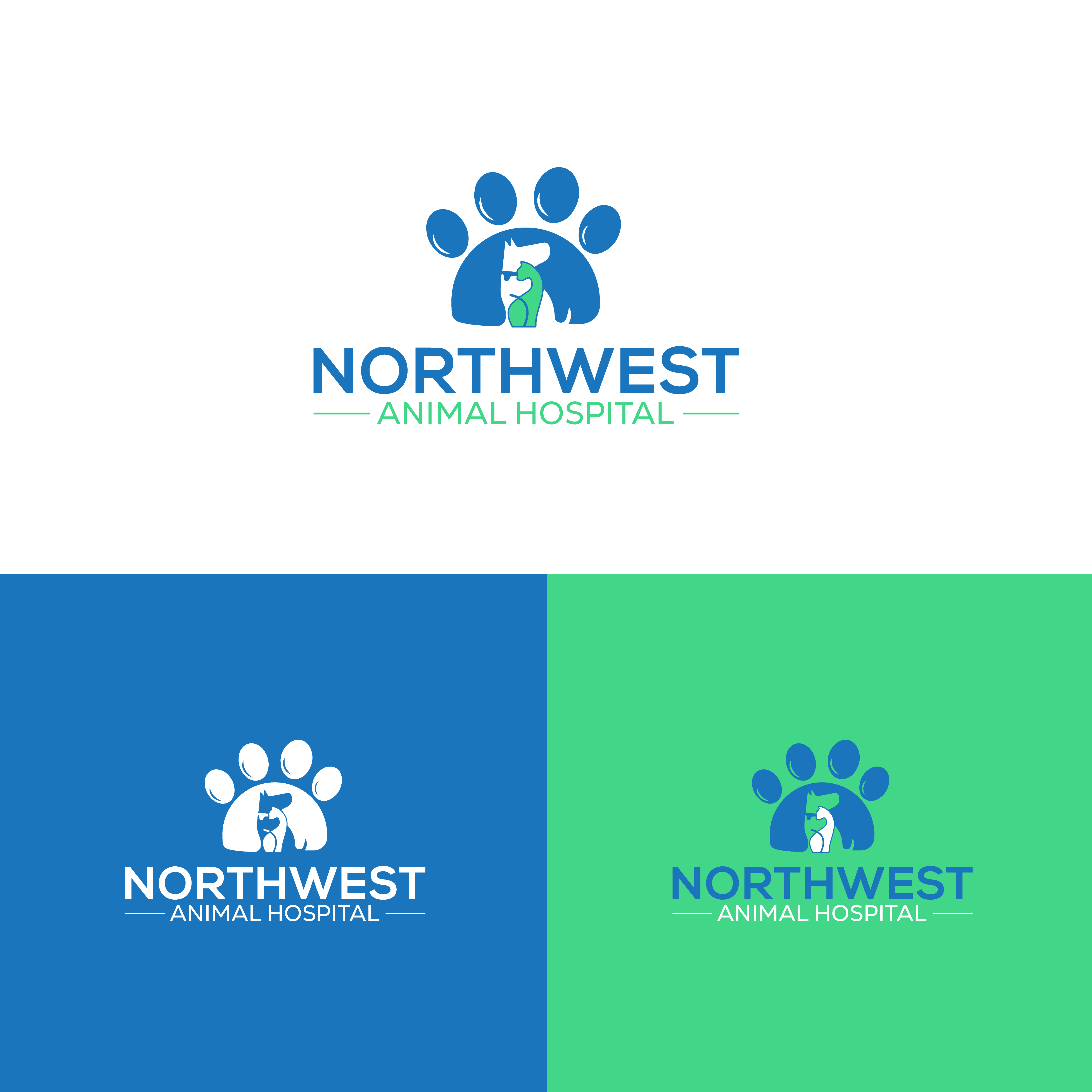 Logo Design by M Art & Design for Northwest Animal Hospital | Design #31243135