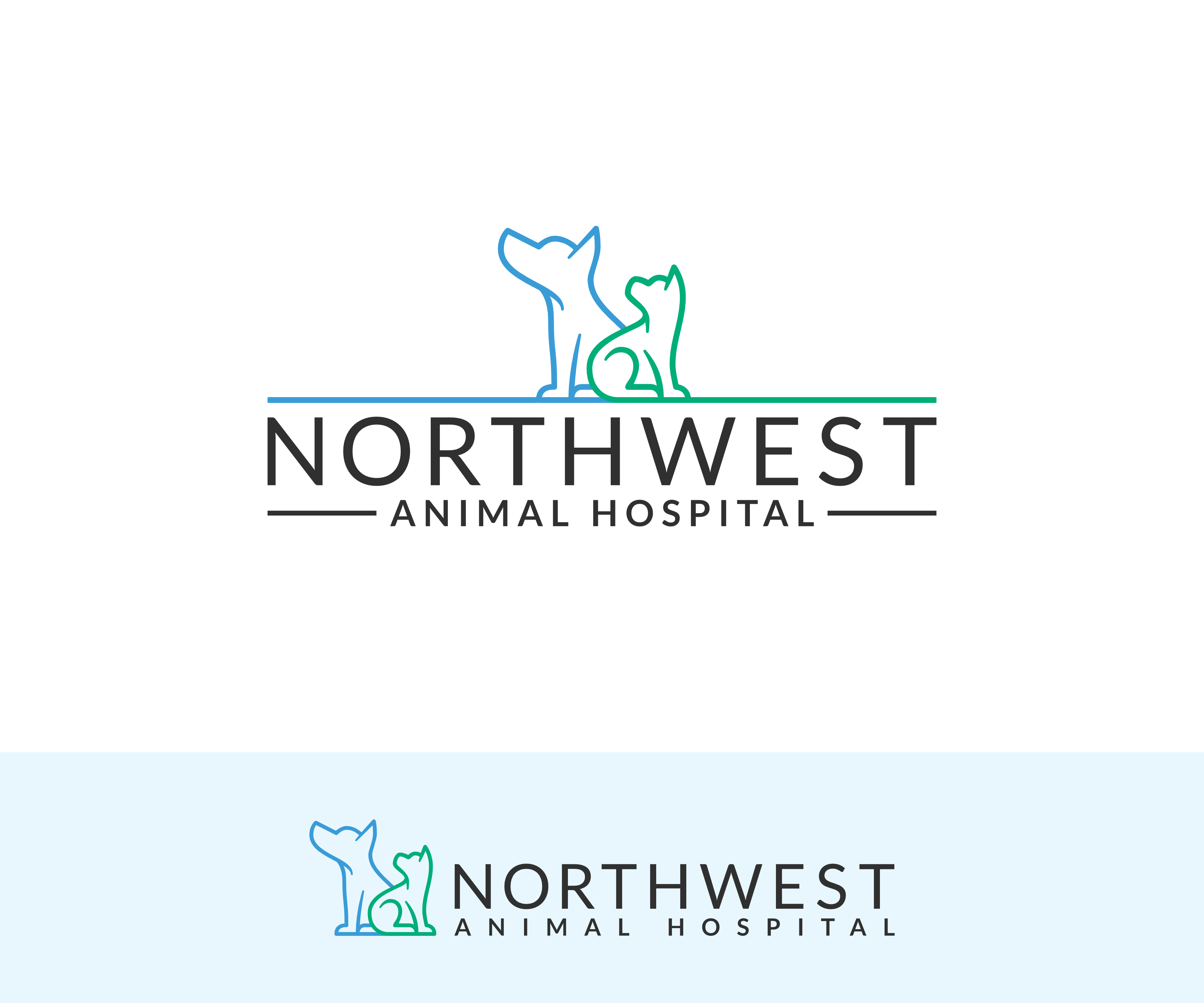 Logo Design by EmNiesh for Northwest Animal Hospital | Design #31242463