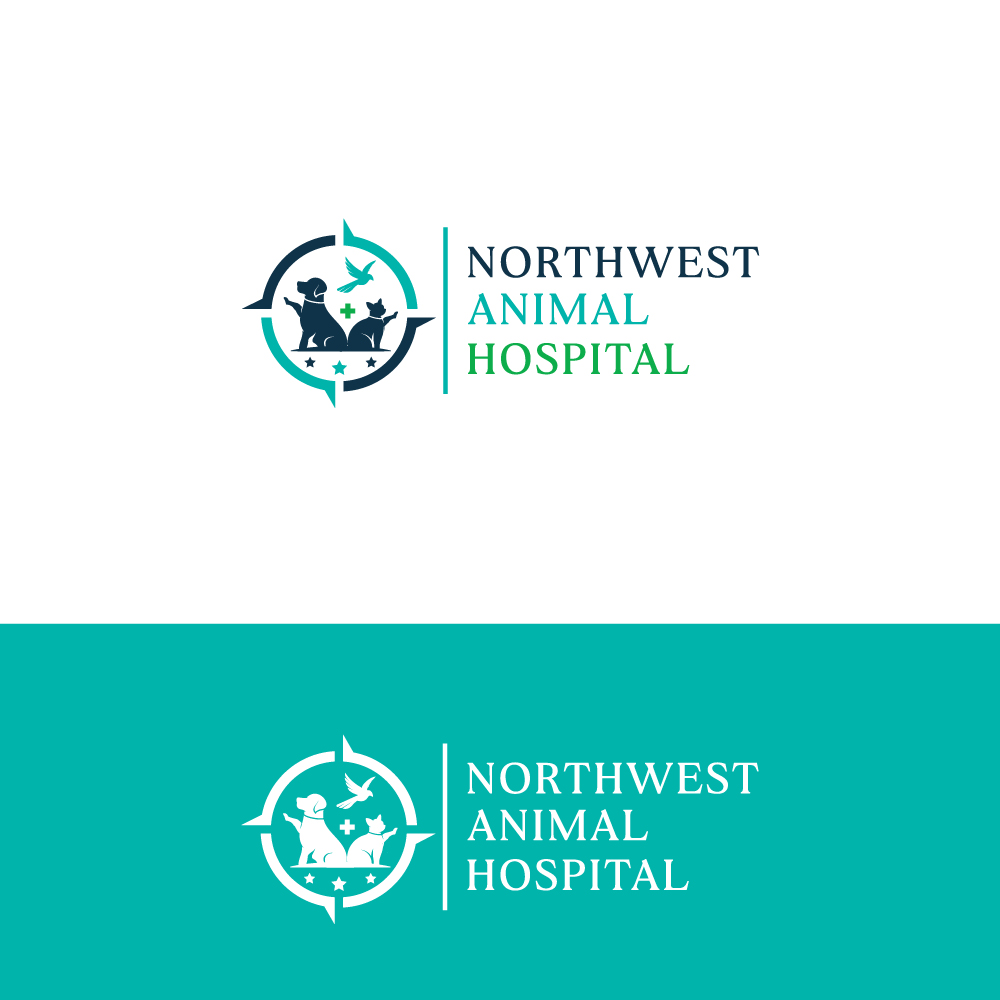 Logo Design by Sahina for Northwest Animal Hospital | Design #31241622