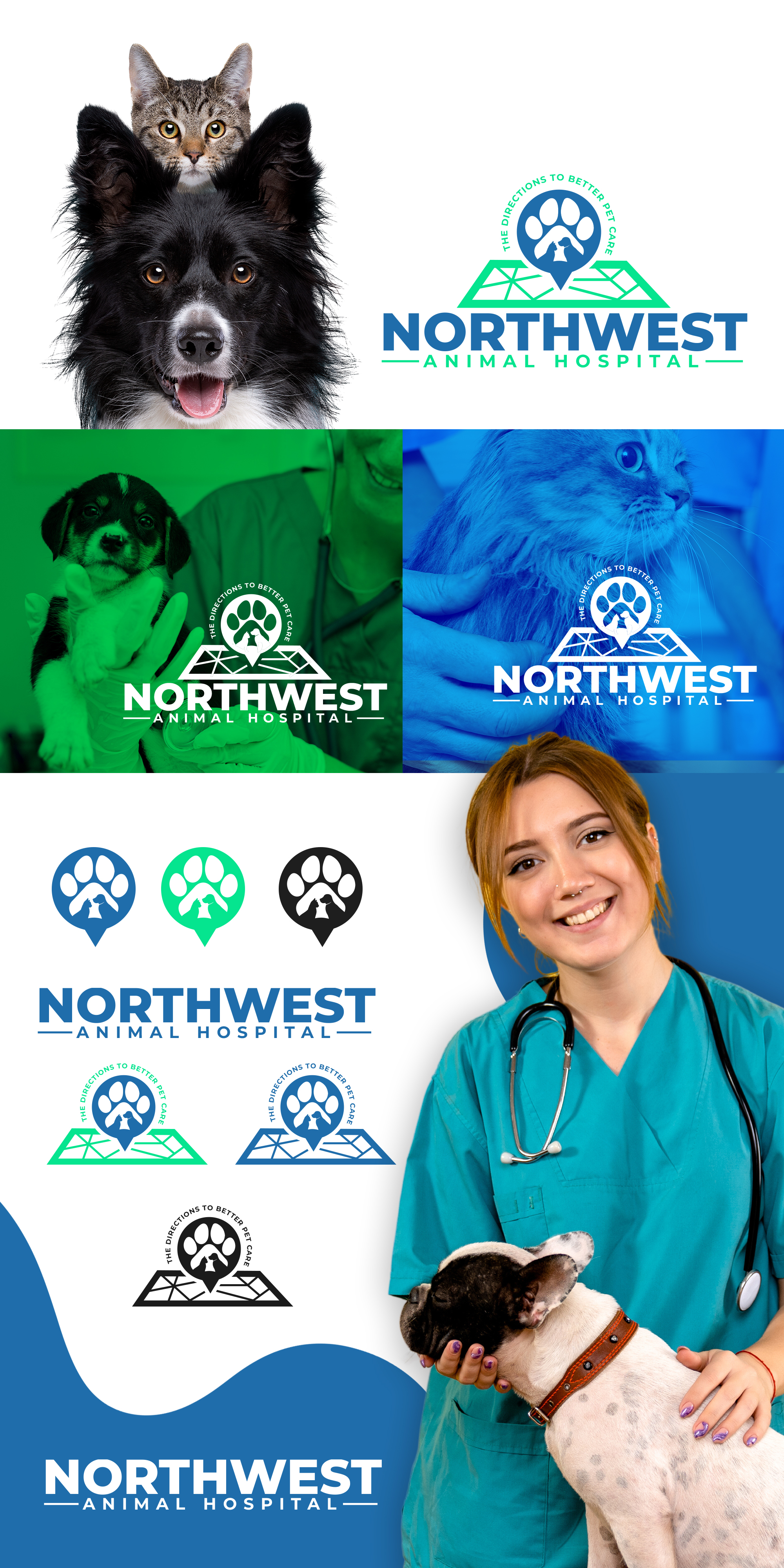 Logo Design by DSCMedia™ for Northwest Animal Hospital | Design #31246017