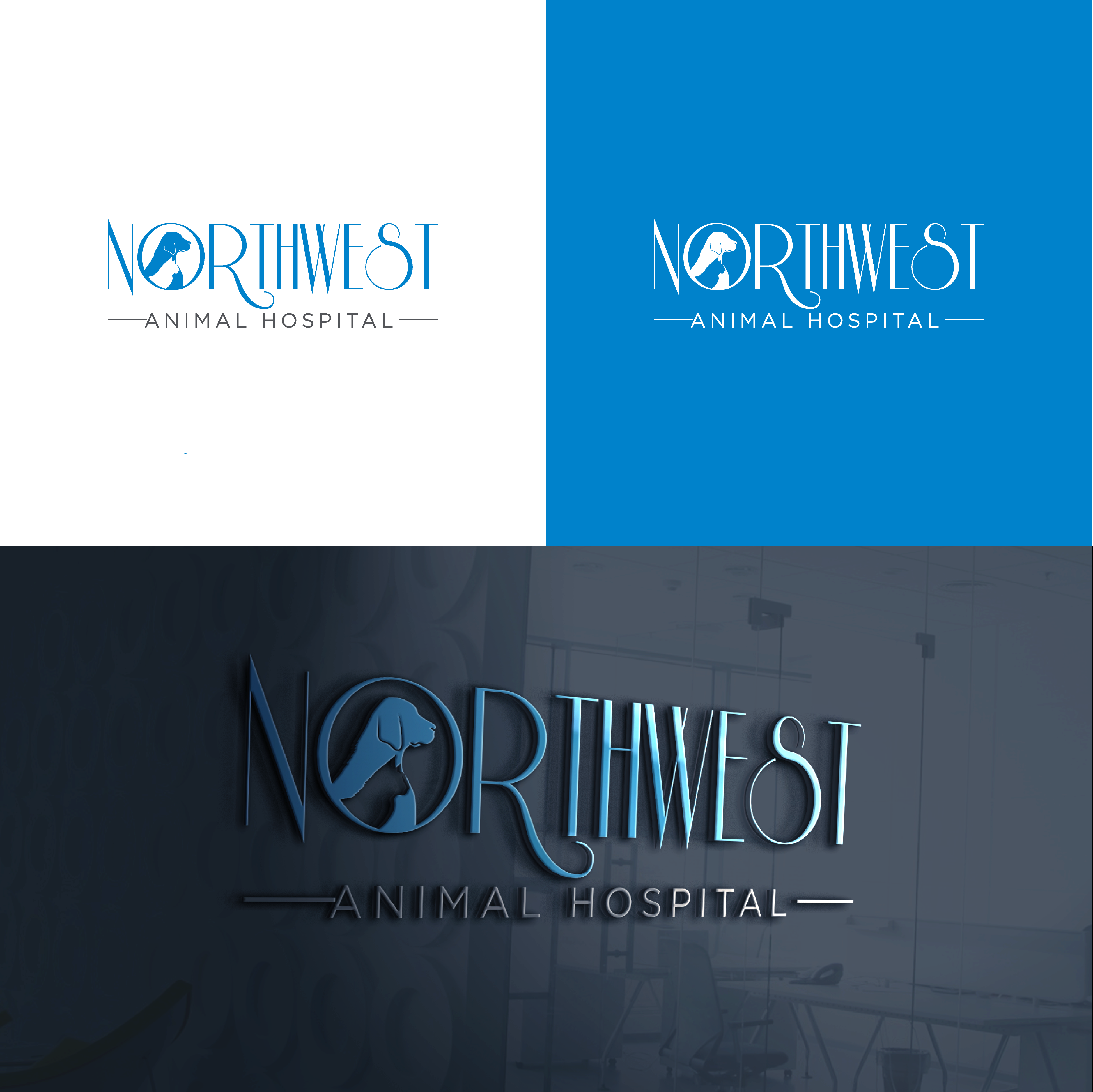 Logo Design by The Lion Studios for Northwest Animal Hospital | Design #31241691