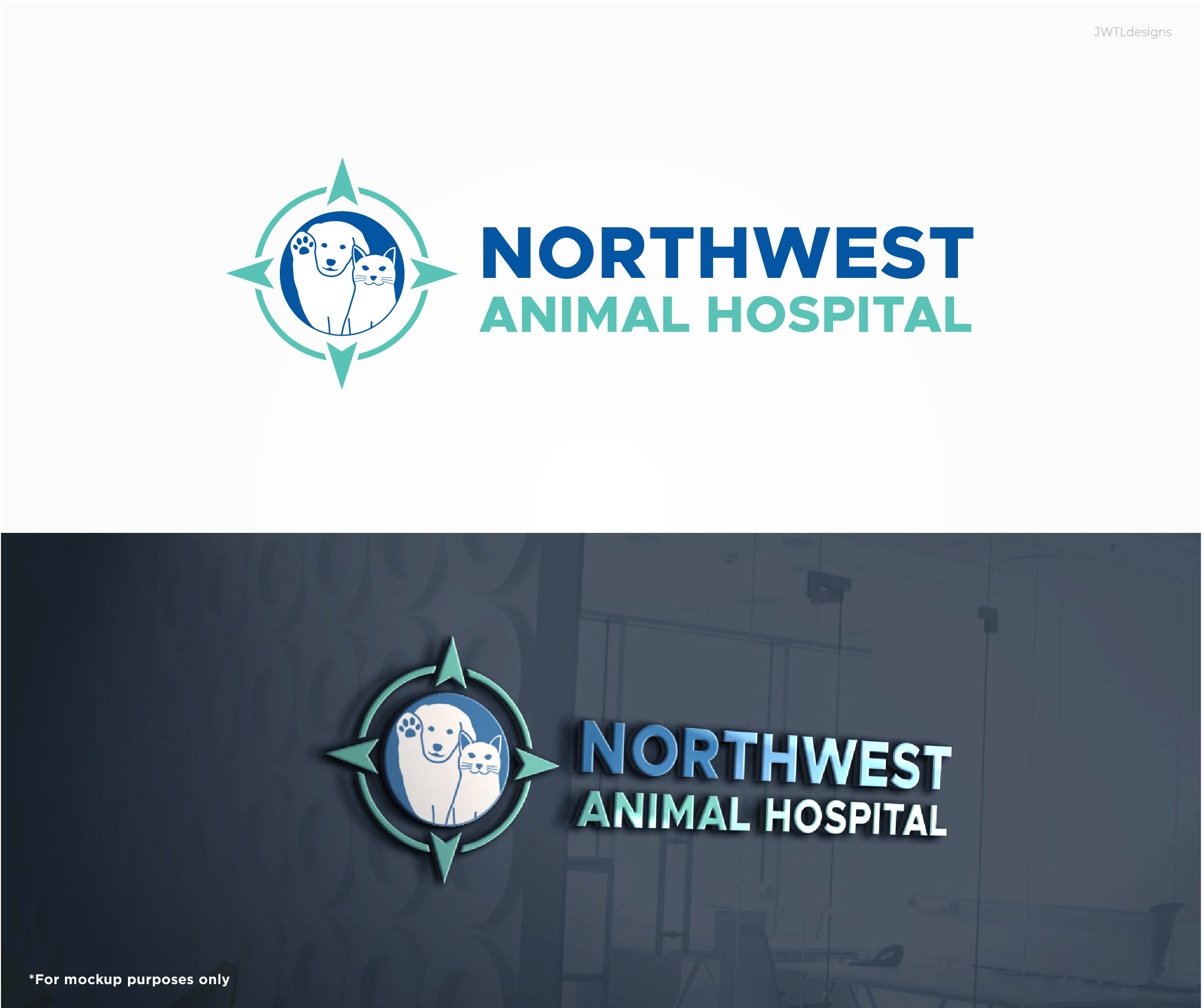 Design de Logo par JWTL pour Northwest Animal Hospital | Design #31262885