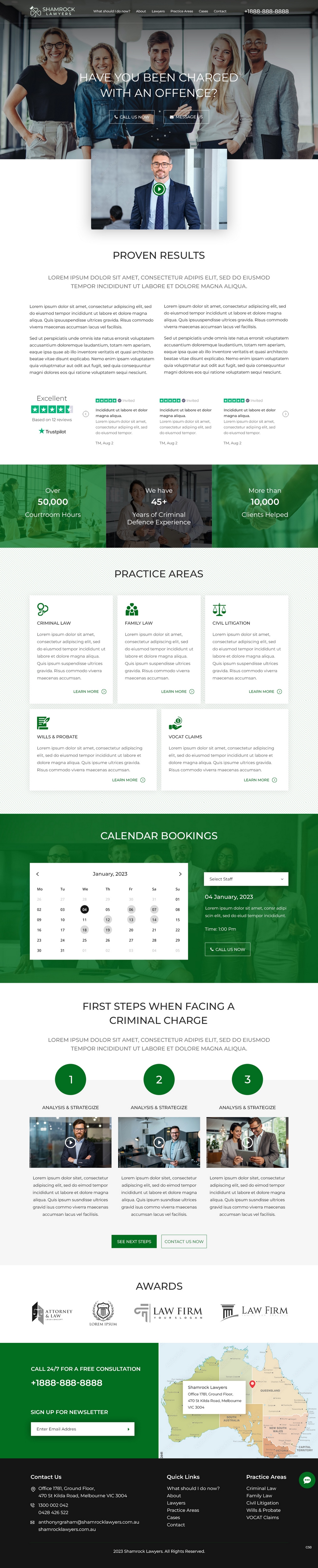 Diseño Web por pb para Shamrock Lawyers Pty Ltd | Diseño #31251078