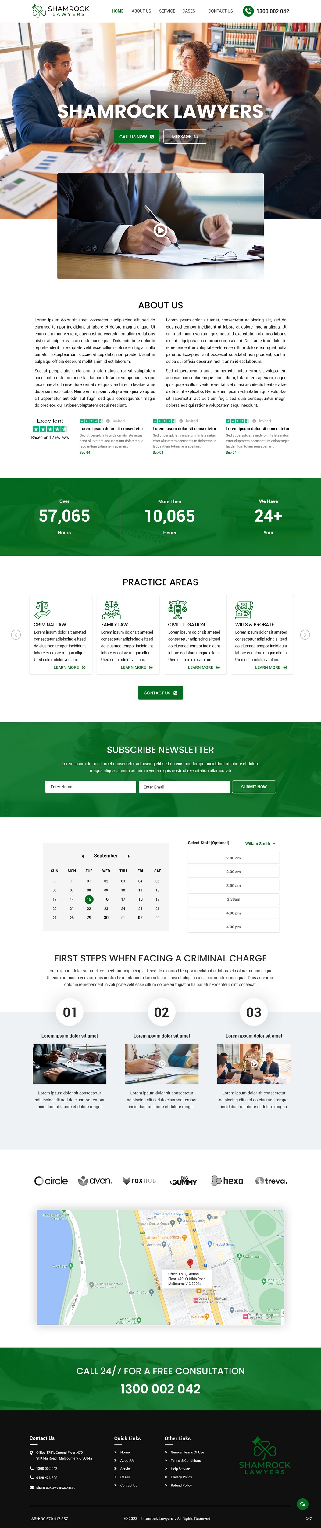 Web Design by pb for Shamrock Lawyers Pty Ltd | Design #31251081