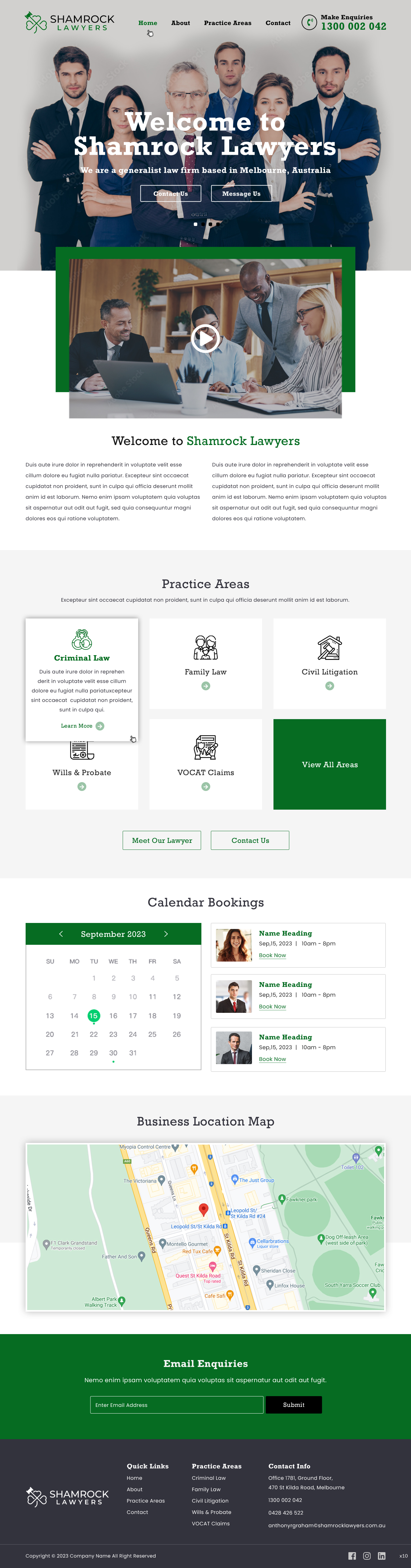 Diseño Web por pb para Shamrock Lawyers Pty Ltd | Diseño #31251099