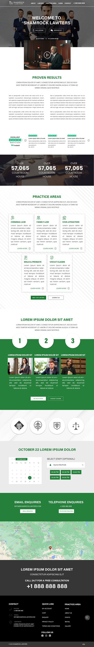 Web Design by pb for Shamrock Lawyers Pty Ltd | Design: #31258115