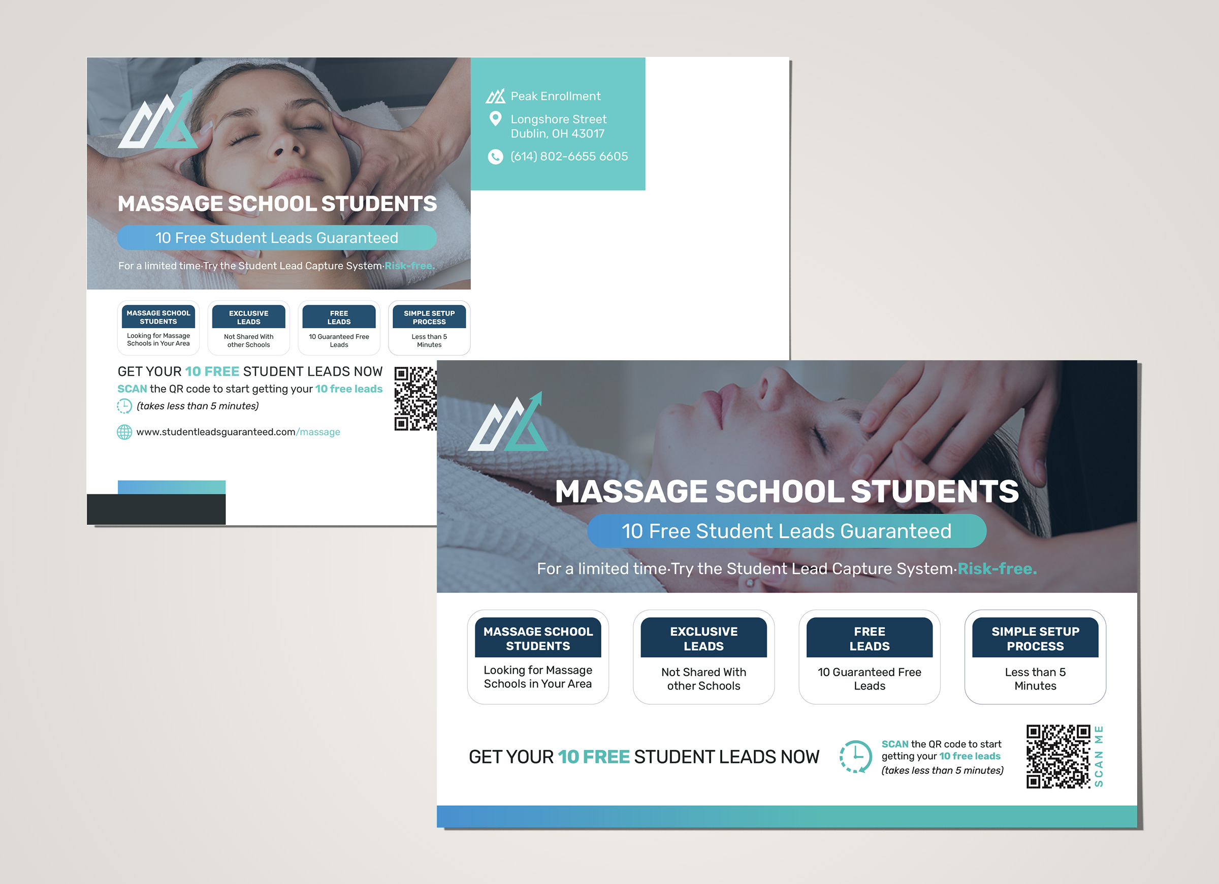 Postcard Design by Gmmieh for Zasady / Peak Enrollment | Design #31306456