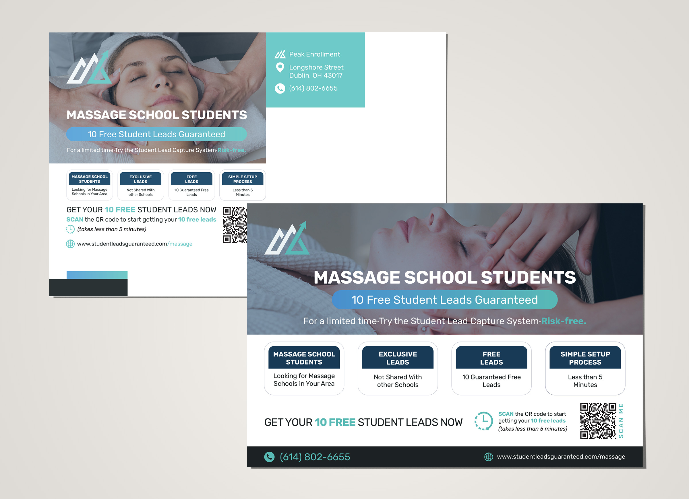 Postcard Design by Gmmieh for Zasady / Peak Enrollment | Design #31310882