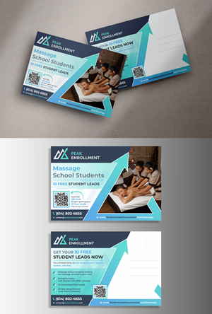Postcard Design by KreativeMadz for Zasady / Peak Enrollment | Design: #31248506