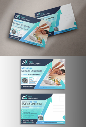 Postcard Design by KreativeMadz for Zasady / Peak Enrollment | Design: #31267582