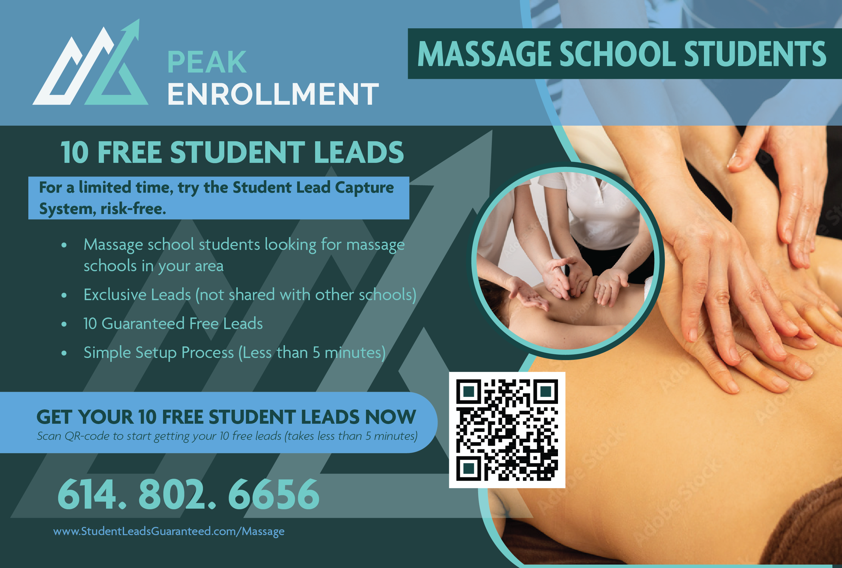 Postcard Design by Vyacheslav65 for Zasady / Peak Enrollment | Design #31246153
