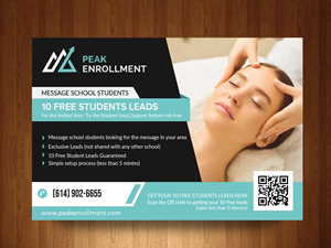 Design de Carte Postale par Graphixpointt pour Zasady / Peak Enrollment | Design : #31264784