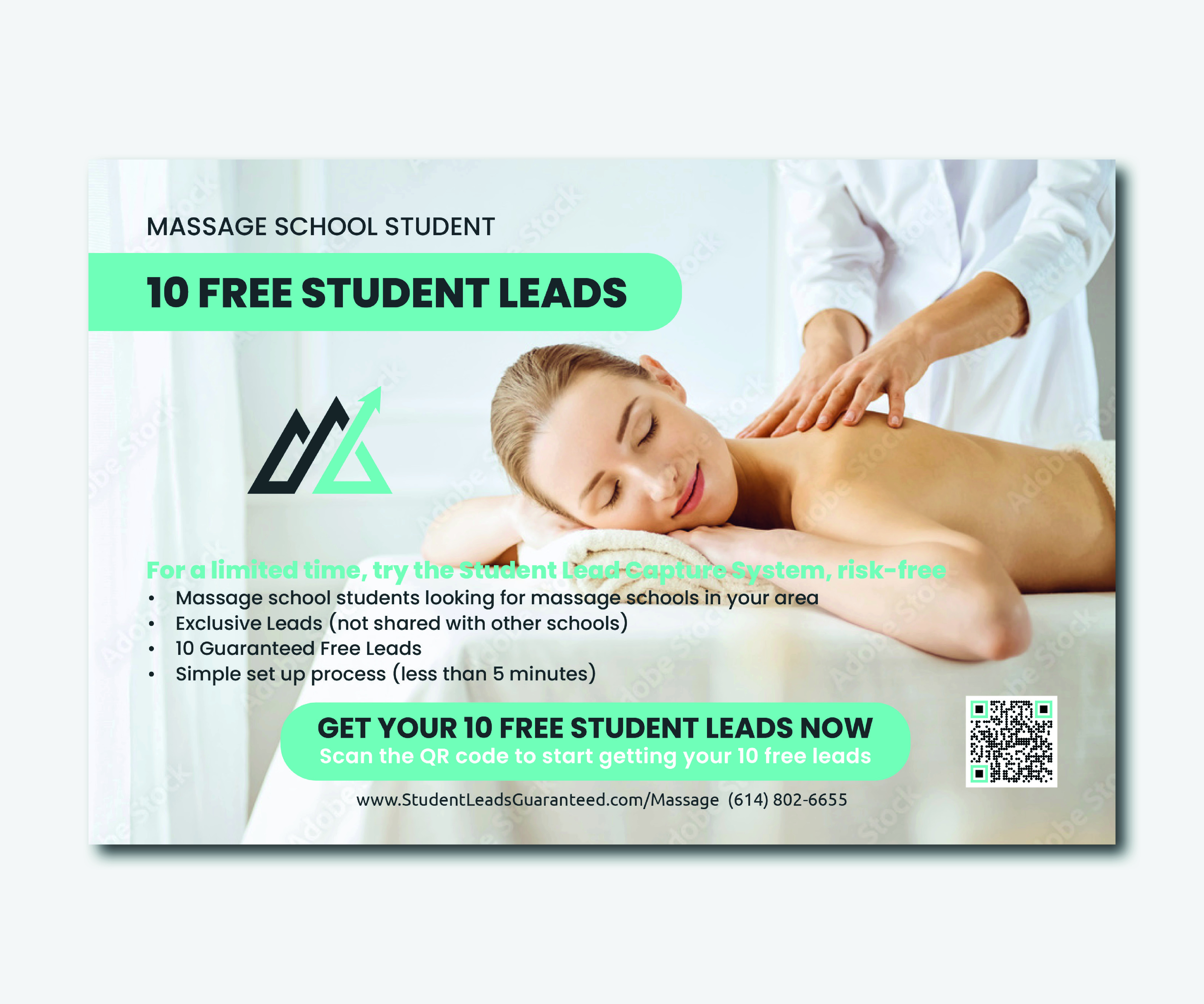 Postkarten-Design von Peppermint_grafik für Zasady / Peak Enrollment | Design #31255957