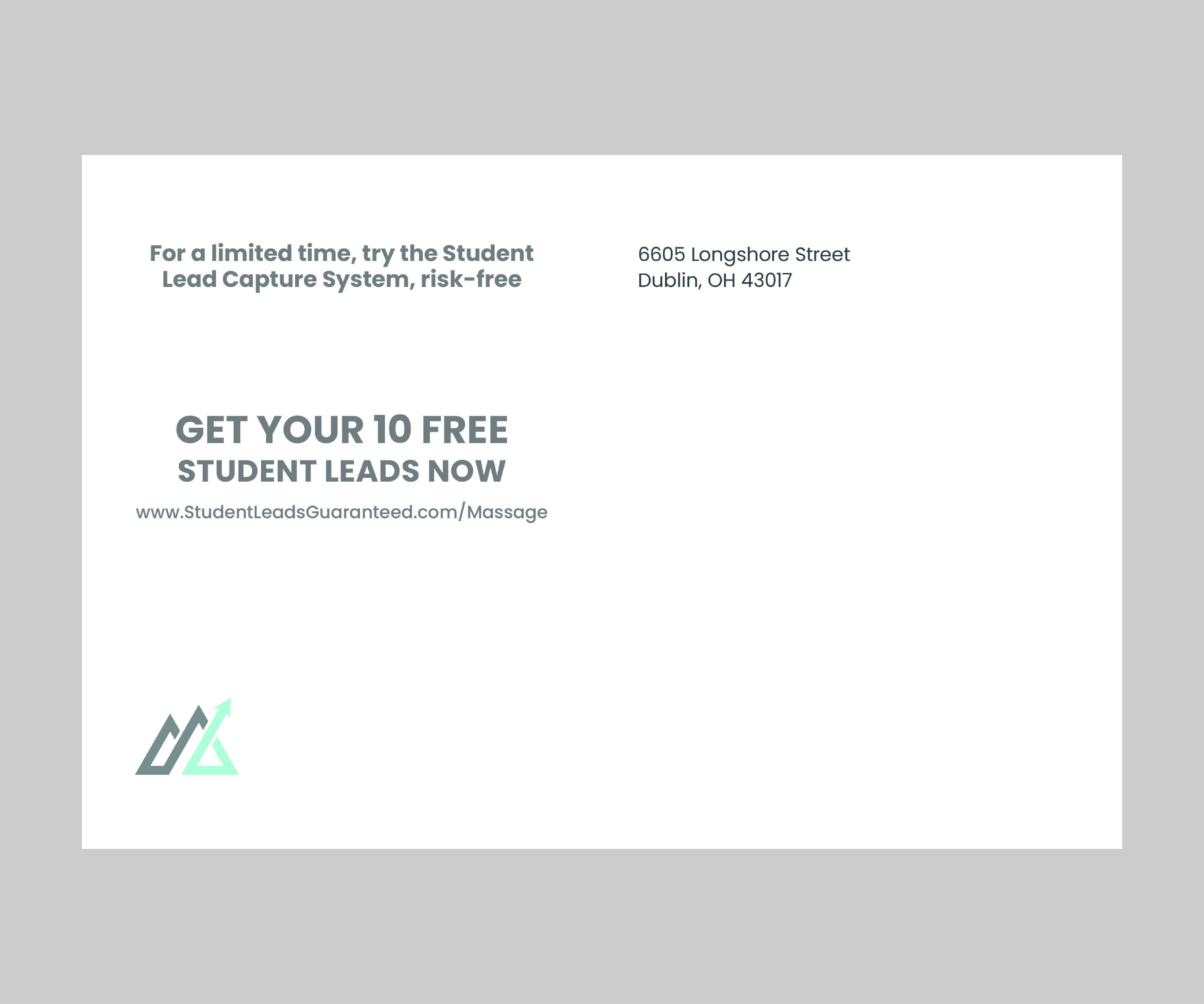 Postcard Design by Peppermint_grafik for Zasady / Peak Enrollment | Design #31309237
