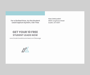Design de Carte Postale par Peppermint_grafik pour Zasady / Peak Enrollment | Design : #31309246