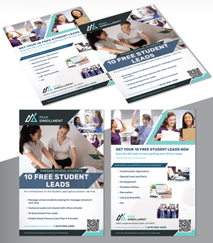 Postcard Design by creativemood438 for Zasady / Peak Enrollment | Design: #31249623