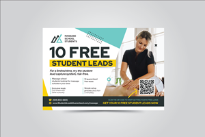 Postcard Design by JK18 for Zasady / Peak Enrollment | Design: #31248163