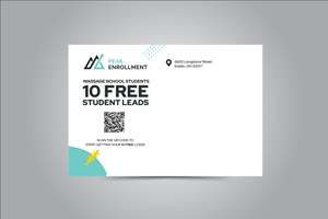 Design de Carte Postale par JK18 pour Zasady / Peak Enrollment | Design : #31304122