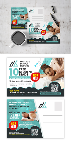 Postcard Design by debdesign for Zasady / Peak Enrollment | Design: #31248986