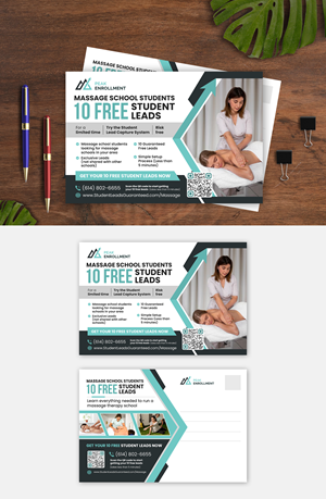 Postcard Design by debdesign for Zasady / Peak Enrollment | Design: #31249434