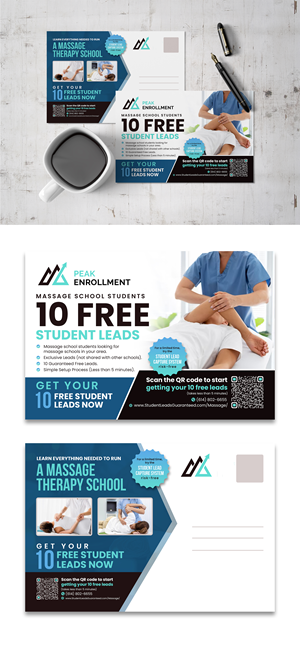 Design de Carte Postale par debdesign pour Zasady / Peak Enrollment | Design : #31249482