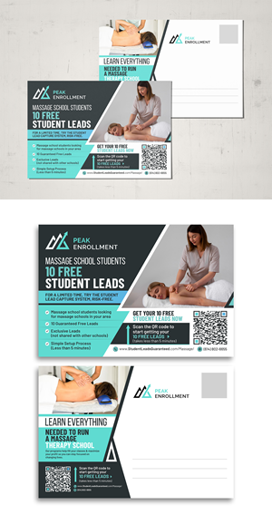 Postcard Design by debdesign for Zasady / Peak Enrollment | Design: #31249613