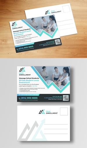 Postcard Design by ecorokerz for Zasady / Peak Enrollment | Design: #31248841