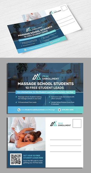 Postcard Design by ecorokerz for Zasady / Peak Enrollment | Design: #31249472