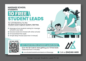 Postcard Design by D Creative for Zasady / Peak Enrollment | Design: #31257343