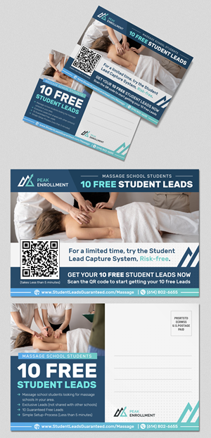 Postcard Design by SAI DESIGNS for Zasady / Peak Enrollment | Design: #31264027