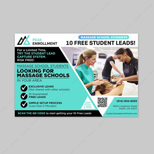 Postcard Design by DA. for Zasady / Peak Enrollment | Design: #31248038