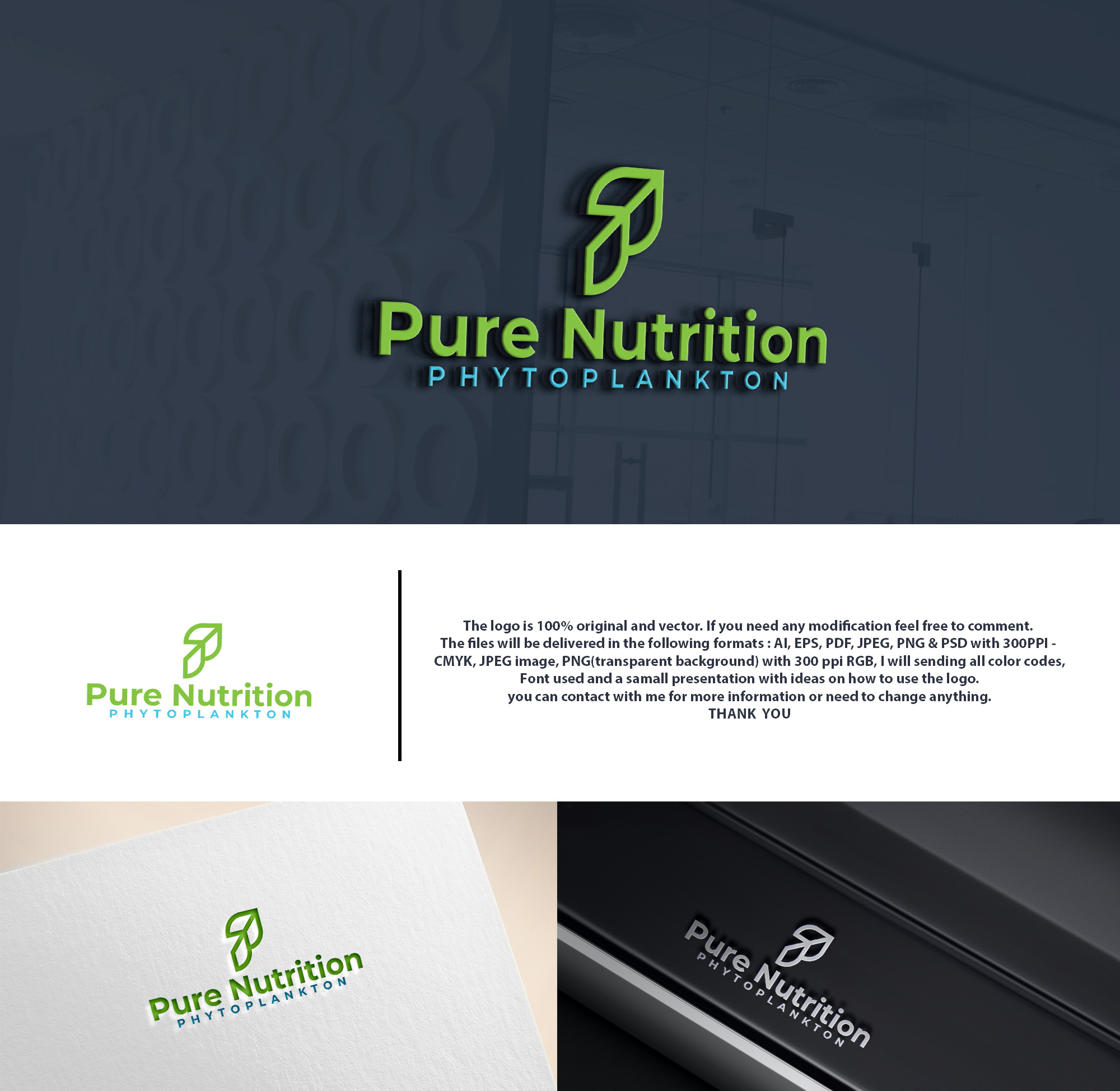 Logo Design by DesignHour for Phytoplankton Solutions Inc | Design #31268725