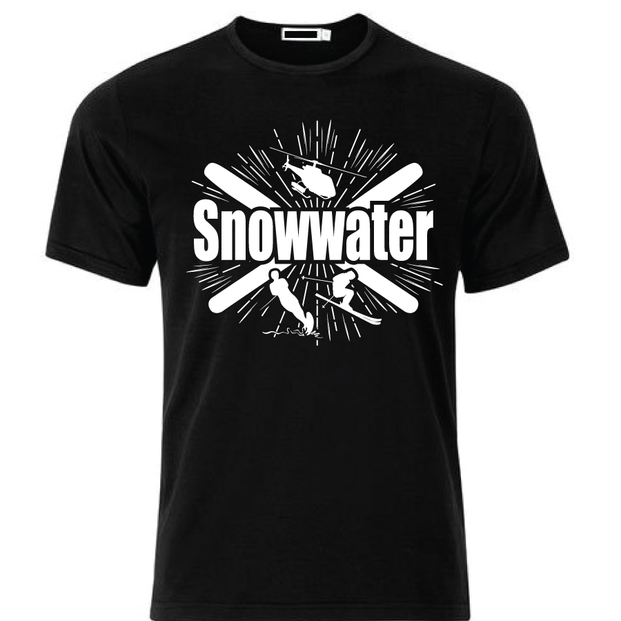 T-shirt Design by logoford for Snowwater Heli Skiing | Design #31254361
