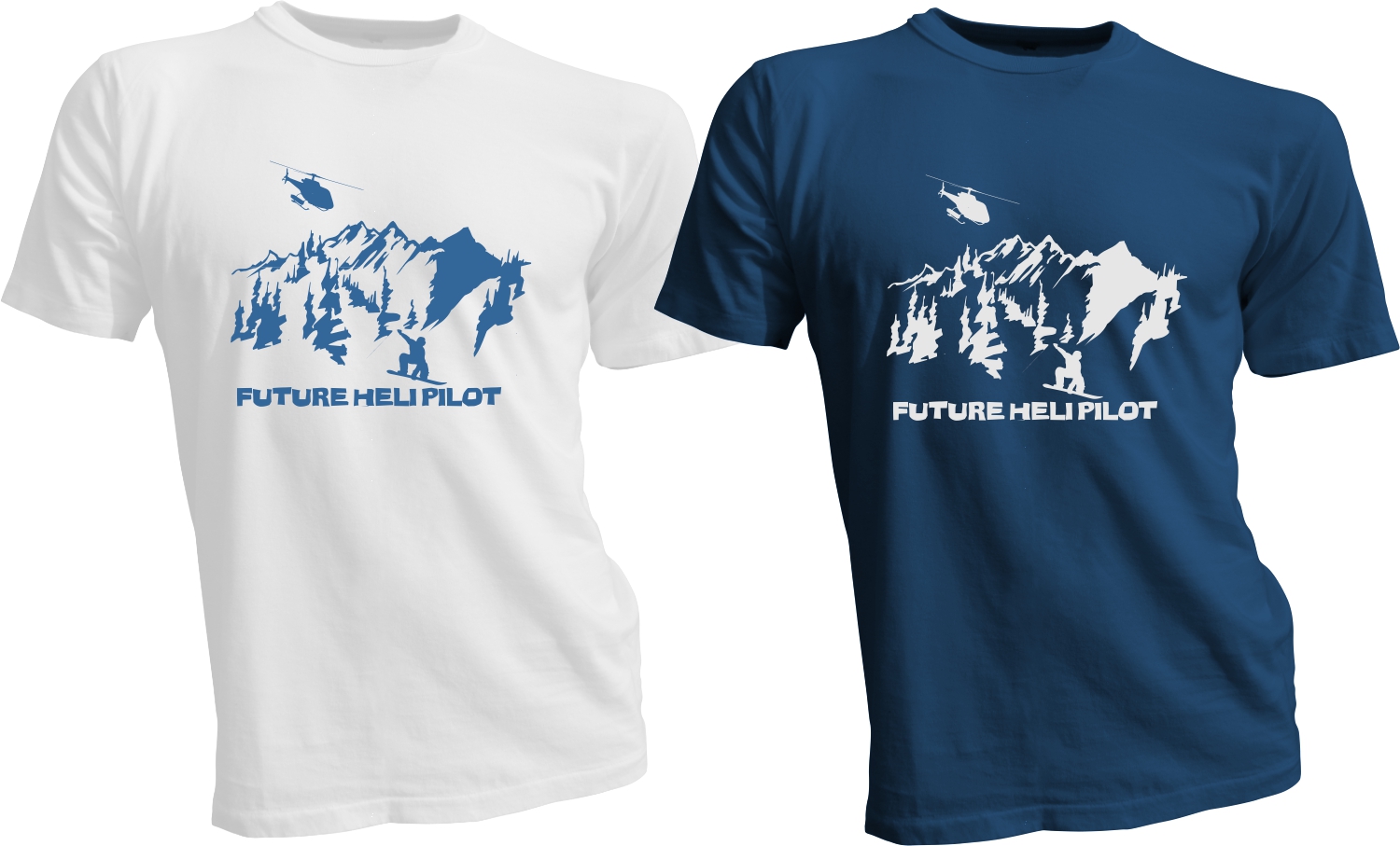 Design de T-shirt par bacujkov pour Snowwater Heli Skiing | Design #31295606