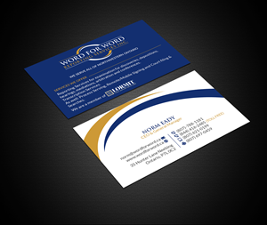 Business Card Design by Creations Box 2015 for Word For Word Reporting Services Inc. | Design: #31254733