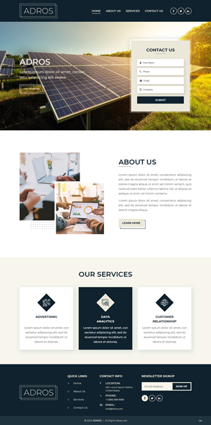 Web Design by pb for Adros | Design: #31258014