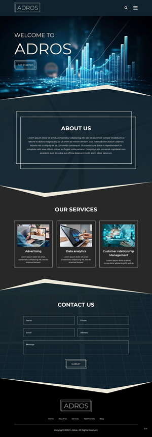 Web Design by pb for Adros | Design #31258019