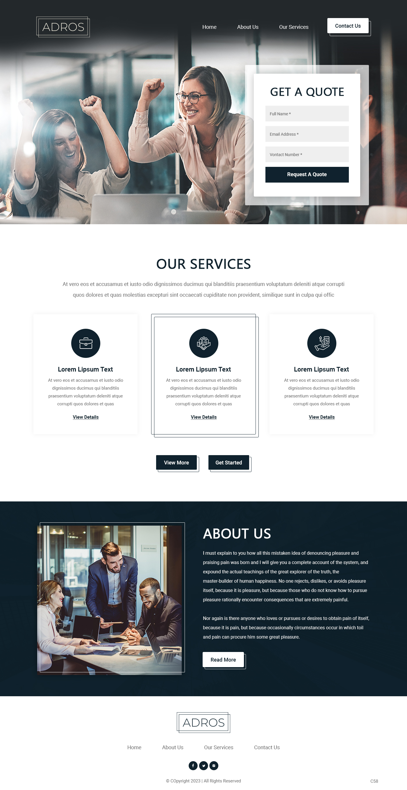 Web-Design von pb für Adros | Design #31258026
