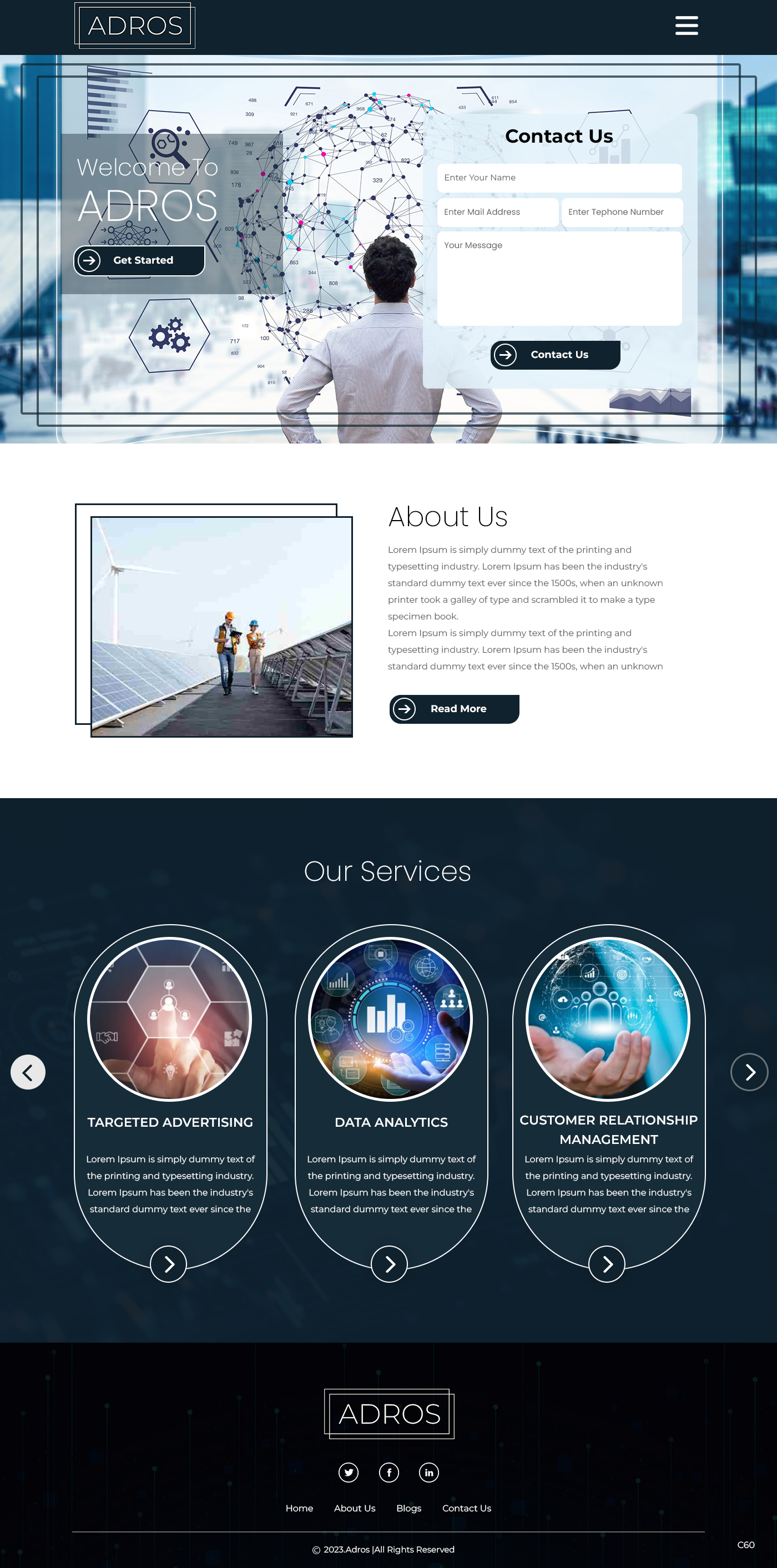 Web-Design von pb für Adros | Design #31258027