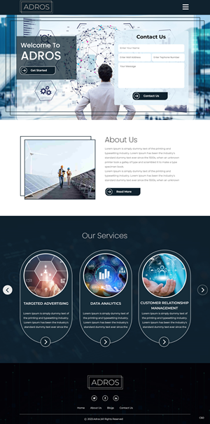 Web Design by pb for Adros | Design: #31264738