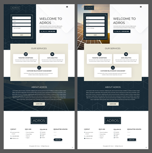 Web Design by pb for Adros | Design: #31264809