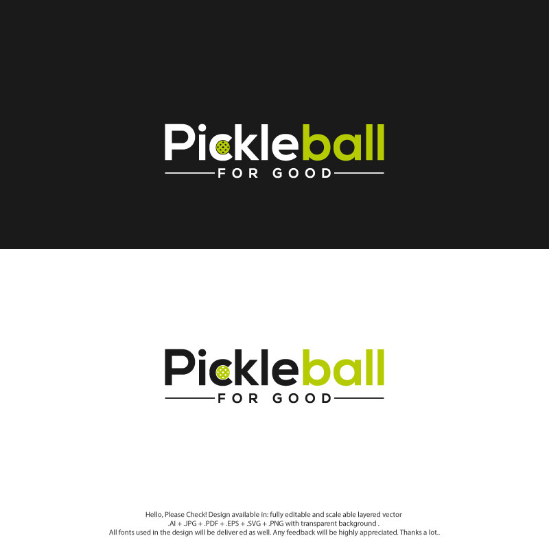 Logo Design by skart for Pickleball ForGood | Design #31264085