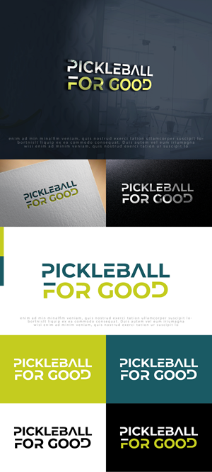 Logo-Design von Ayub Zafar für Pickleball ForGood | Design: #31274575