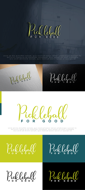 Logo-Design von Ayub Zafar für Pickleball ForGood | Design: #31274576