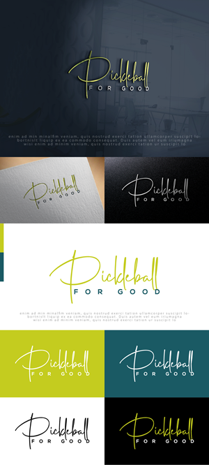 Logo-Design von Ayub Zafar für Pickleball ForGood | Design: #31274580