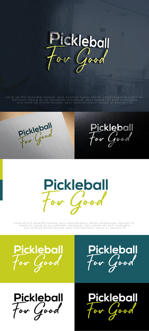 Logo-Design von Ayub Zafar für Pickleball ForGood | Design: #31274585