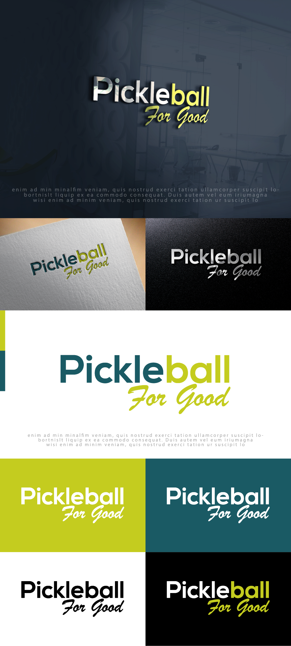 Logo Design by AyubZafar for Pickleball ForGood | Design #31274586